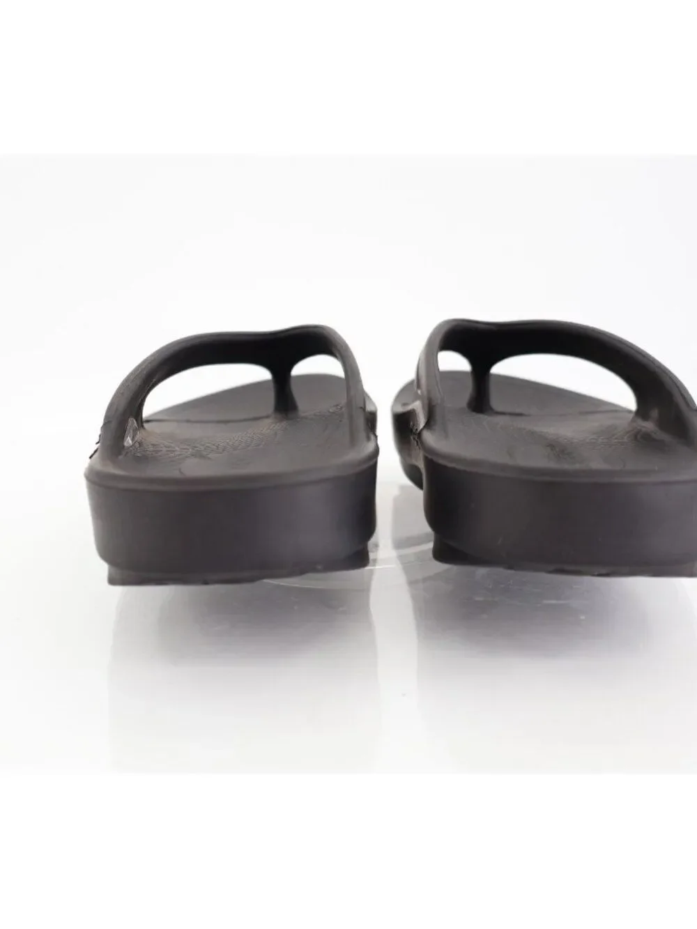 Oofos Womens OOriginal Sandal Size 6 Black Thong Slide Sport Recovery Shoe Comfy